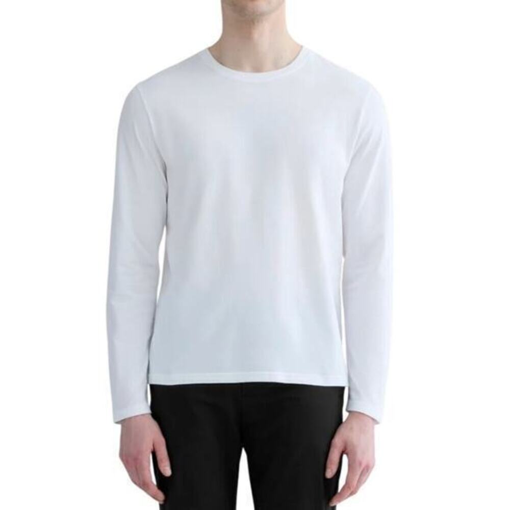 Everlane The Essential Long Sleeve Tee White size Large NWT